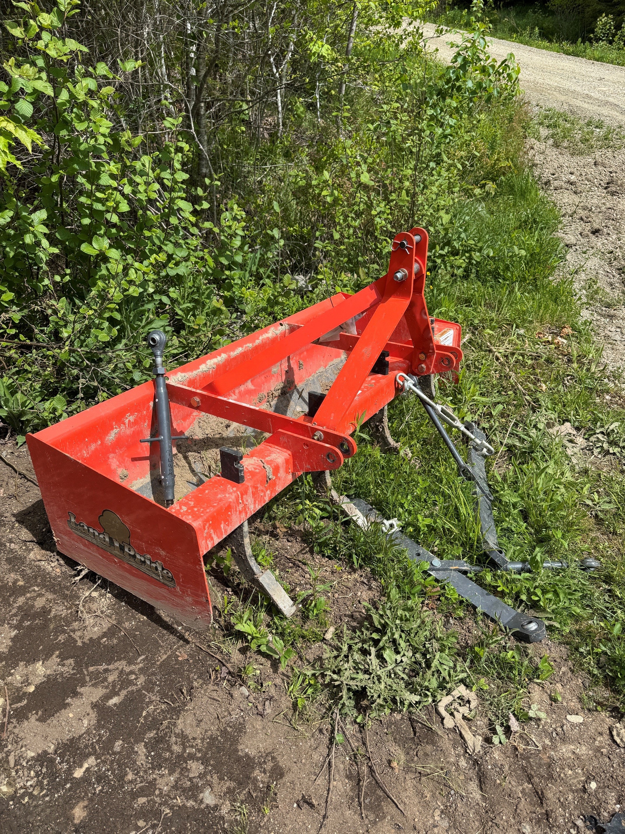 Land Pride option box grader attachment