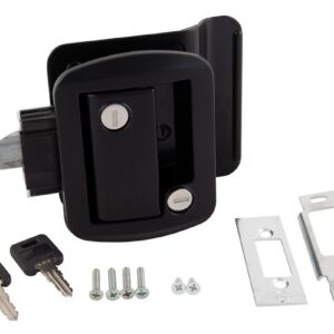 AP PRODUCTS - METAL TT LOCK W/KEYS BLK - 013-570