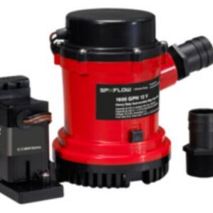 JOHNSON PUMPS - HD BILG PMP 1600 GPH W/EM SWIT 12V - 01604-00