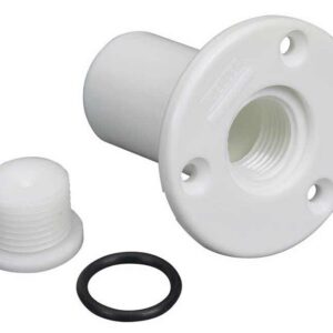 MOELLER TRANSOM DRAIN TUBE WITH PLUG 020303-10