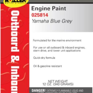 MOELLER YAMAHA BLUE GRAY ENG PAINT 025814