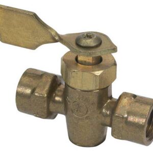 MOELLER 1/4 FNPT M/F BRASS SHUT-OFF 033300-10
