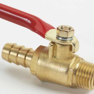 MOELLER 1/4 NPTMPRT 3/8 BRASS BARB SHUT 033306-10