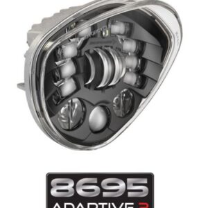 JW SPEAKER - 8695A2-12V LED HEADLIGHT  BLACK - ="0555151"