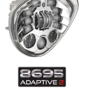JW SPEAKER - 8695A2-12V LED HEADLIGHT  CHRM - ="0555161"