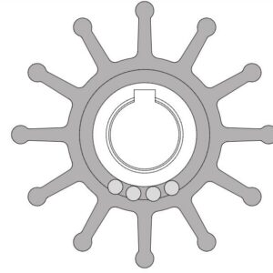 JOHNSON PUMPS - IMPELLER KIT SHERWOOD 09959K MC 97 - 09-701B-1