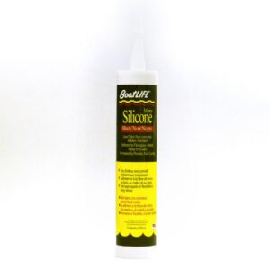 LIFE SILICONE 10.6 FL. OZ. CART. BLACK 1152
