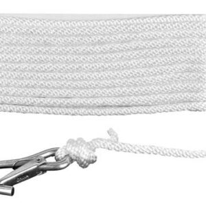 ATTWOOD MARI 3/8X50 SOLID BRAID W/HOOK 11723-7