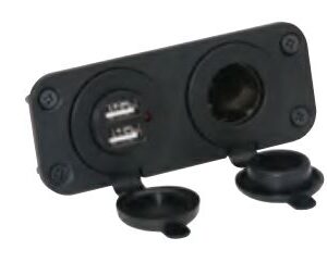 ATTWOOD MARI ADAPTOR DUAL PORT 12VDC 14262-6