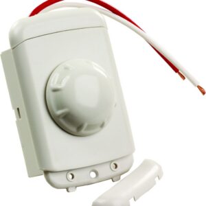 JR PRODUCTS - ROTARY DIMMER SWITCH  WHT - ="15235"