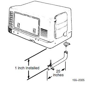 CUMMINS - ONAN EXHAUST TUBE KIT - 155-2325