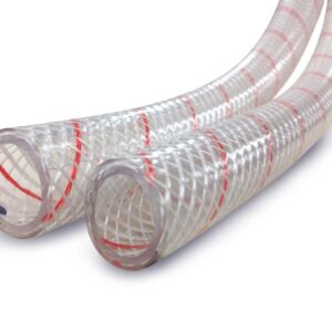 SIERRAMARINE 3/4' CLR REINF PVC W/RED TRACER 50' 16-162-0346