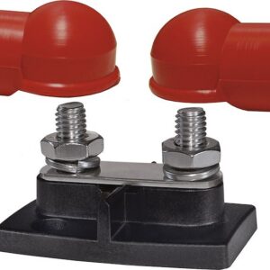 BLUE SEA BUSBAR DUAL STUD 3/8IN W/INSULATORS 2019-BSS