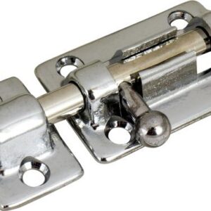 SEA DOG CHROME BRASS BARREL BOLT 2-7/8 222522-1