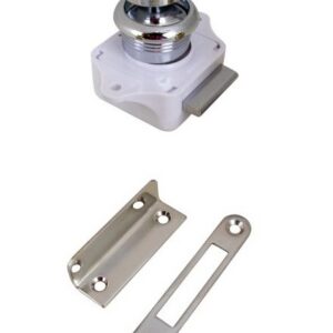 SEA DOG PUSH BUTTON RIM LATCH - CHROME 224300-1