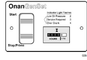 CUMMINS - ONAN DELUXE REMOTE PANEL - 300-4937