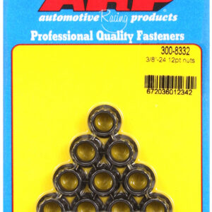 ARP - NUTS 3/8-24 12PT  PK/10 - 300-8332
