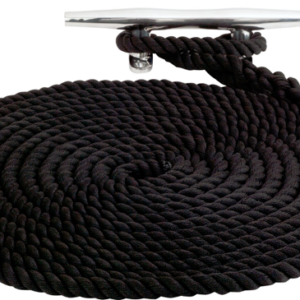 SEA DOG TWISTED NYLON DOCK LINE 3/8' X 301110015BK-1