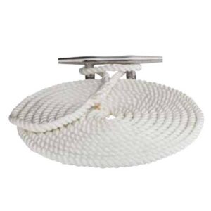 SEA DOG TWISTED NYLON DOCK LINE 3/8' X 301110020WH-1