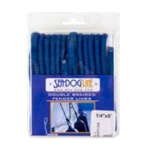 SEA DOG DOUBLE BRAIDED FENDER LINE 1/4 302106006BL-1