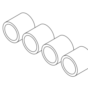 BUYERS PRODUCTS - TOOL BOX SPACER KIT /BRACKET - 3027237