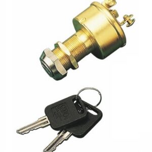 SEA DOG BRASS 3-POSITION KEY SWITCH 420350-1