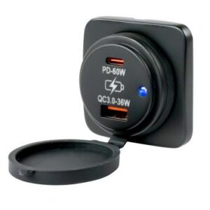 SEA DOG USB-A/USB-C SQUARE SURFACE MT 426531