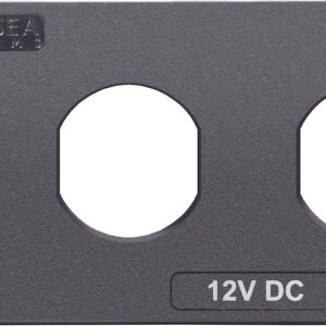 BLUE SEA - PANEL ACC H2O 2 SOCKET BLANK - 4364-BSS