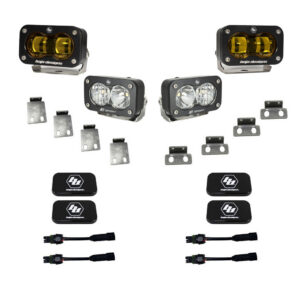 BAJA DESIGN - S2 SAE AMBER/S2 SPRT FOG PCKT KIT - 448181