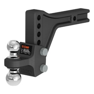 CURT MFG - ADJUSTABLE TRAILER HITCH BALL MOUNT - ="45935"