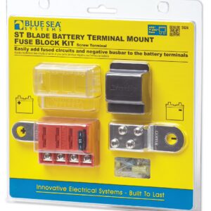 BLUE SEA - FUSE BLOCK STBLADE BTM 4C - 5024-BSS