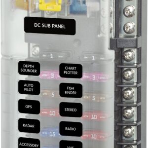BLUE SEA - FUSE BLOCK ST BLADE 12CIR - 5026-BSS