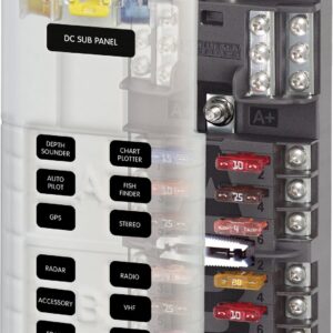 BLUE SEA - FUSE BLOCK STBLADE DUAL12 - 5032-BSS