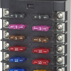 BLUE SEA - FUSE BLOCK STBLADE 12CIRC - 5034-BSS