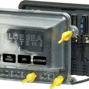 BLUE SEA - FUSE BLOCK STBLADE H2O 4CIRC FUSE M - 5056100-BSS