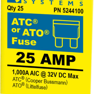 BLUE SEA - FUSE ATO/ATC 25A PACK 25 - 5244100-BSS