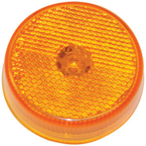 BUYERS PRODUCTS - LIGHT 2.5IN RD MARKER 4LED AMBER 10 - 5622526