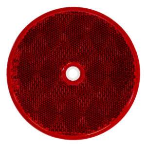 BUYERS PRODUCTS - REFLECTOR  RED  3-3/16IN ROUND BOLT - 5623316