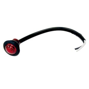 BUYERS PRODUCTS - LIGHT .75IN RD MARKER 3 LED RED W/ - 5627514