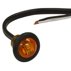 BUYERS PRODUCTS - LIGHT .75IN RD MARKER 3 LED AMBER W - 5627523