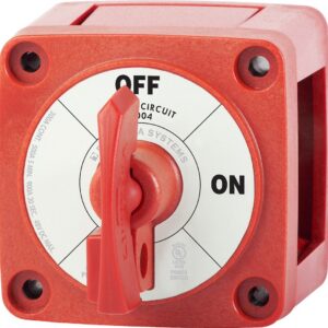 BLUE SEA - SWITCH BATTERY M ON/OFF LOCKING - 6004-BSS