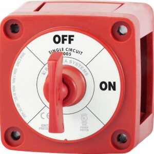 BLUE SEA SWITCH BATTERY M ON/OFF W/KEY 6005-BSS
