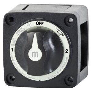 BLUE SEA - SWITCH M SERIES 3 POS SELECTOR BLAC - 6008200-BSS