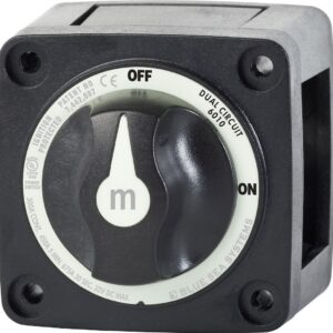 BLUE SEA - SWITCH BATTERY M DUALCIRC BLK - 6010200-BSS