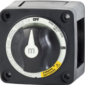 BLUE SEA SWITCH BATTERY M DUALCIRCPLUS BLK 6011200-BSS