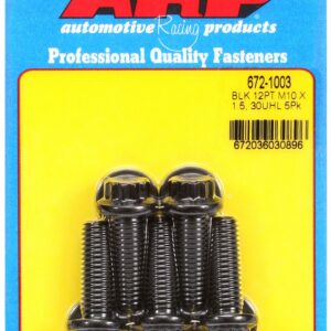 ARP - M10 X 1.50 X 30 12PT BLK - 672-1003