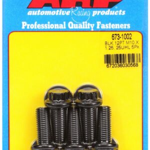 ARP - M10 X 1.25 X 25 12PT BLK - 673-1002