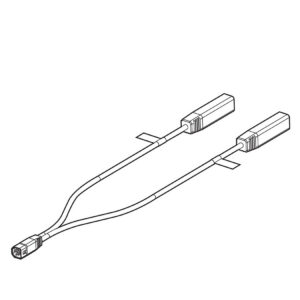 HUMMINBIRD ADAPTER CABLE  9 M SIDB Y  HELIX 720101-1