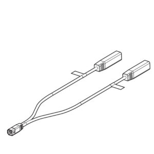 HUMMINBIRD ADAPTER CABLE  9 M SILR Y  HELIX 720102-1