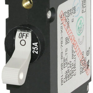 BLUE SEA - CIRCUIT BREAKER AA1TOGGLE 25A WHT - 7218-BSS